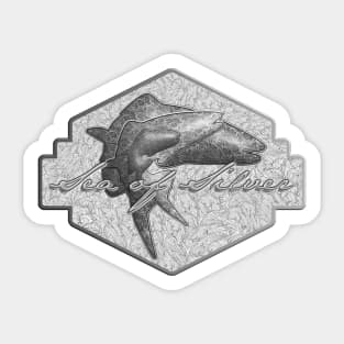 Sea of Silver Sticker